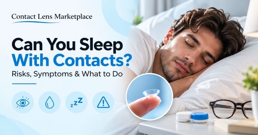 Buy Discount Contact Lenses Online 12 Can You Sleep With Contacts Risks, Symptoms & What to Do