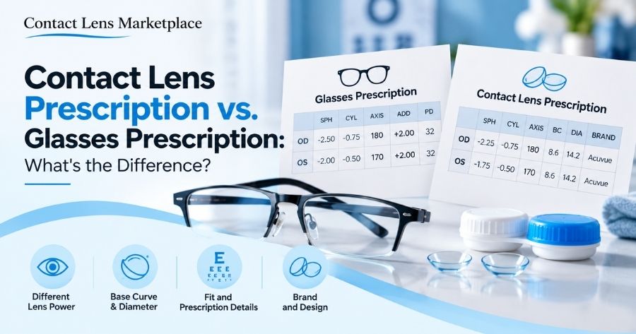 Buy Discount Contact Lenses Online 12 Contact Lens Prescription vs Glasses